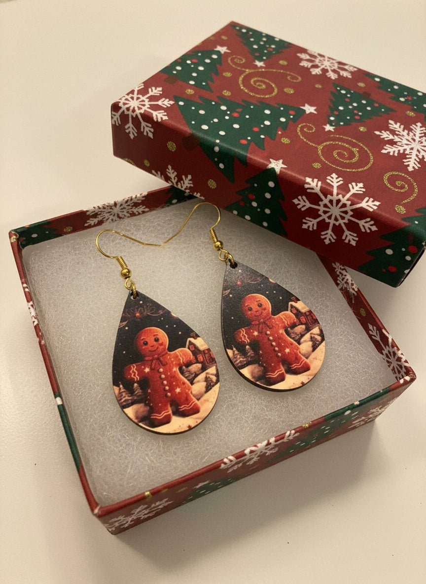 Christmas Earrings—Multi-Themed - Panda Williow Studio