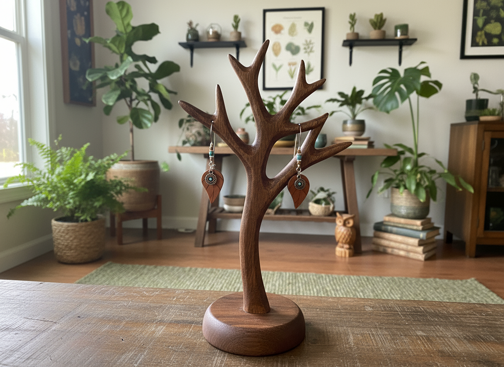 Woodland Charm Leaf Earrings